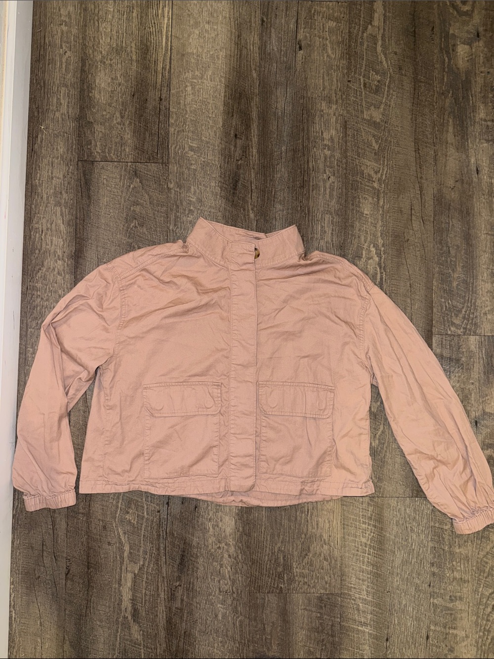 Old Navy Blush Pink Utility Jacket
